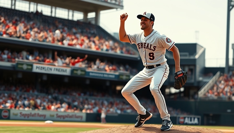 Jacob Misiorowski celebrates on the pitcher's mound during MLB All-Star game.