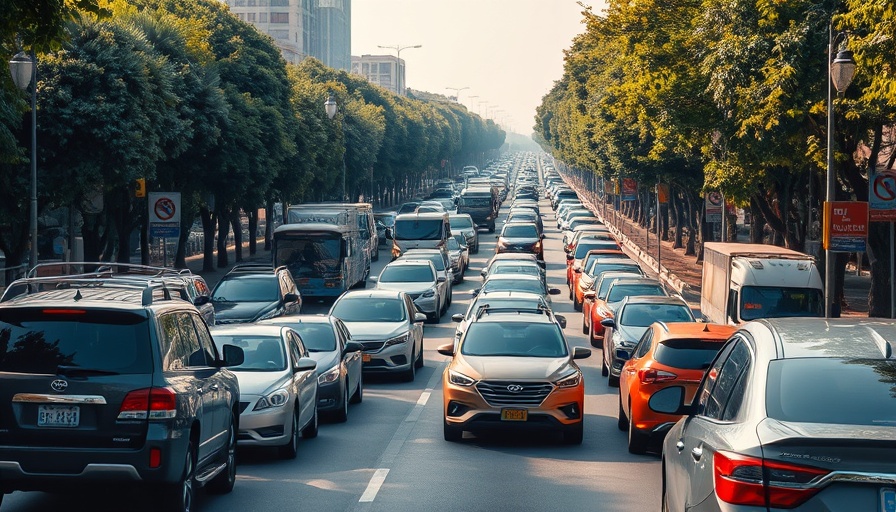 Heavy Bengaluru traffic scene highlighting productivity challenges.