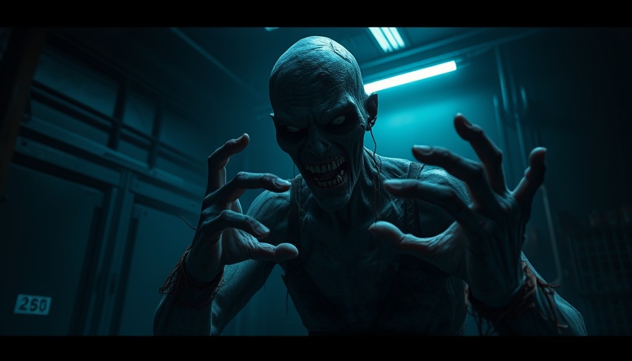 Terrifying zombie and weird control methods in gaming.