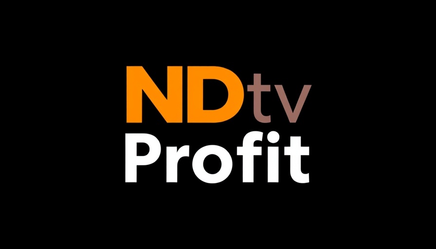 Colorful NDTV Profit logo with vibrant gradient
