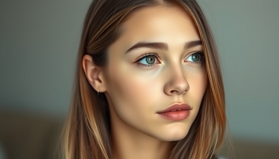 Young woman with calm expression symbolizing Gen Z workplace anxiety.