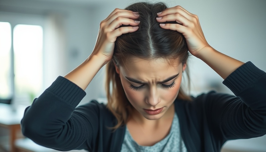 Young woman stressed about mental health and job abandonment