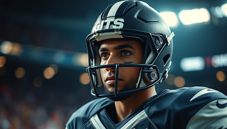 Football player focused under stadium lights, symbolizing Tyrann Mathieu retirement.