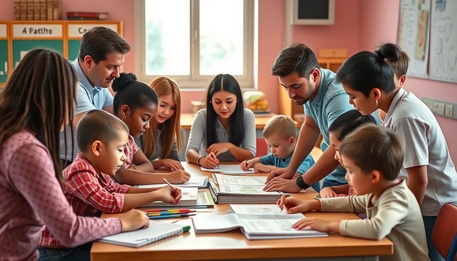 Classroom scene illustrating bullying prevention strategies for parents.