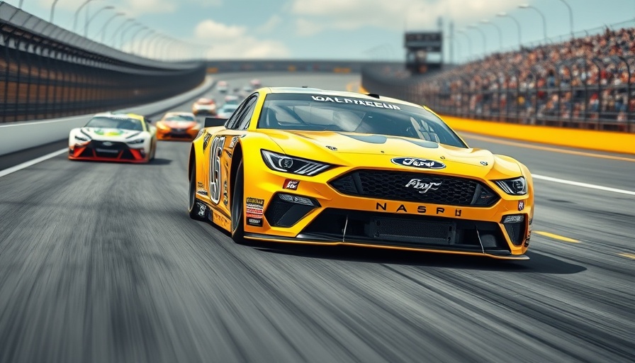 Highlight on a NASCAR driver on the hot seat during a race.