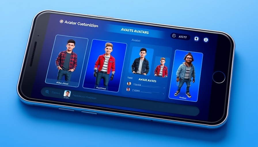 Multiple Meta Avatars interface on smartphone screen with avatar options.
