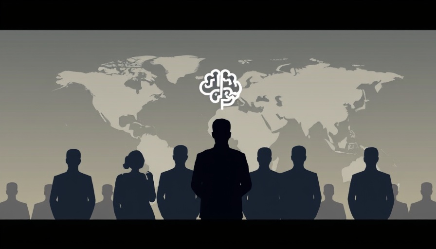 AI impact on TCS layoffs illustration with figures and AI icon.