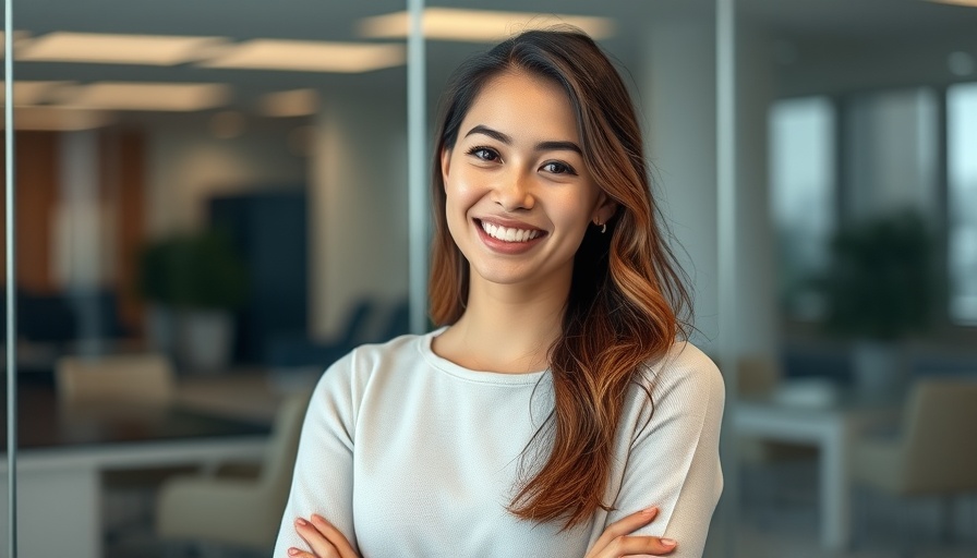 Young woman in office, related to i-ground dismissal in Dutch employment law.