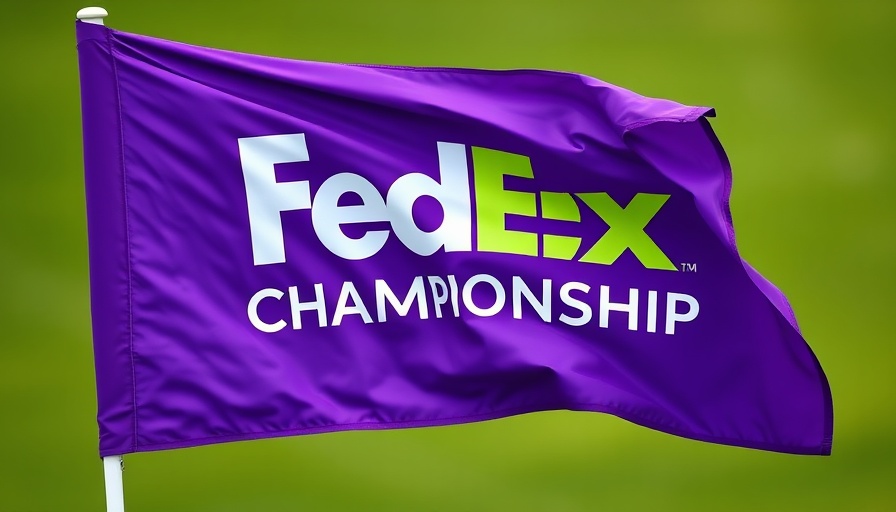 2025 St. Jude Championship flag at FedEx tournament