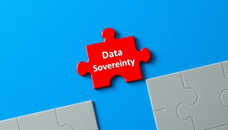 Importance of Data Sovereignty illustrated by a red puzzle piece fitting into a larger puzzle.