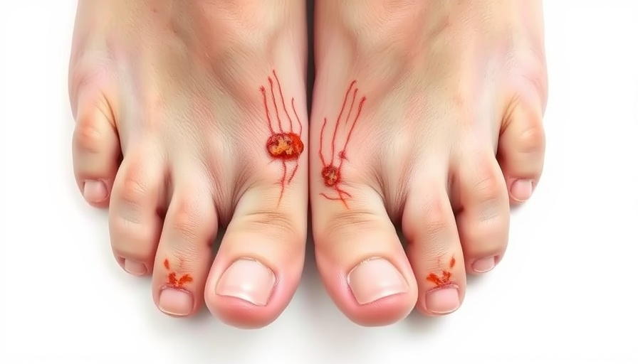 Close-up image of treatments for toenail fungus.
