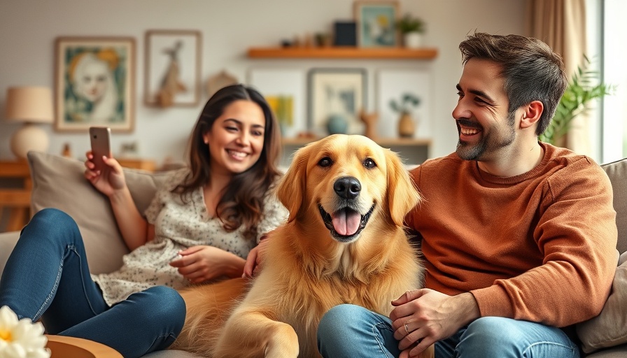 Cozy family with a dog as part of Nationwide Homeowners Insurance for Pet Owners.