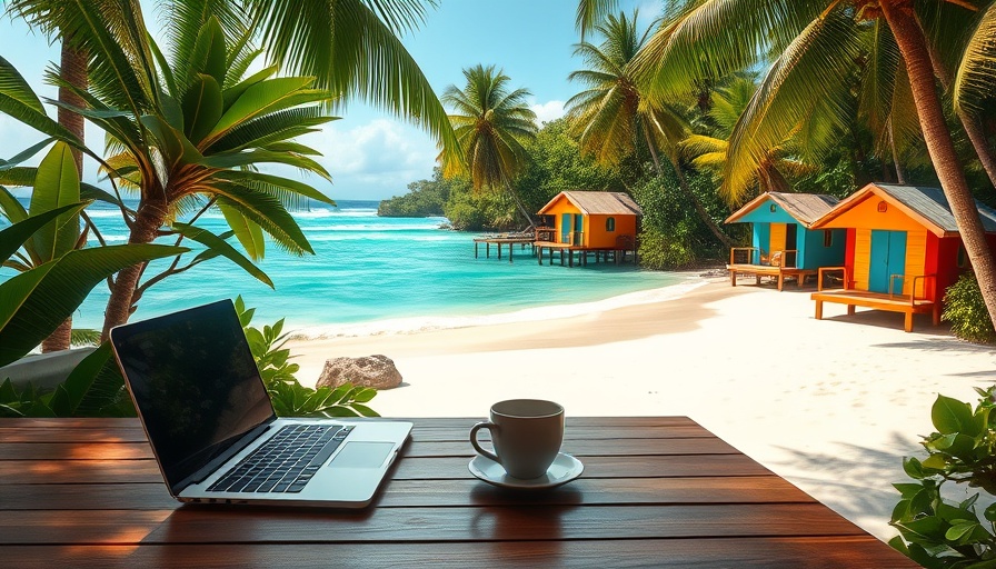 Tropical outdoor workspace for digital nomad visas in Costa Rica