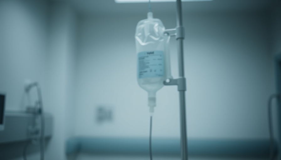 IV drip representing solutions to workplace toxicity, minimalistic scene.