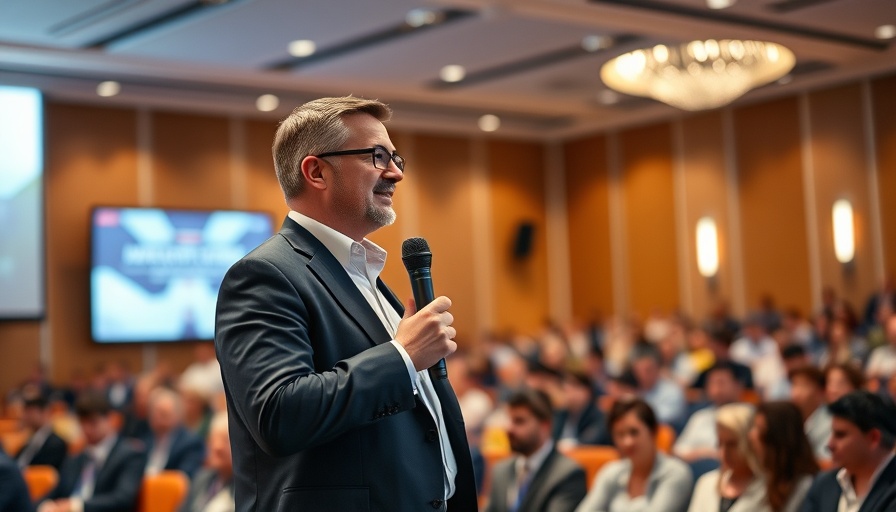 Speaker at Cogniflux cybersecurity workshops delivering presentation.