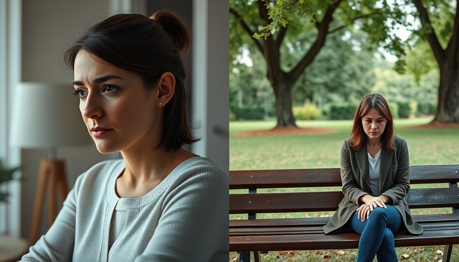 Contrasting parenting styles: a thoughtful woman and a woman showing anger.