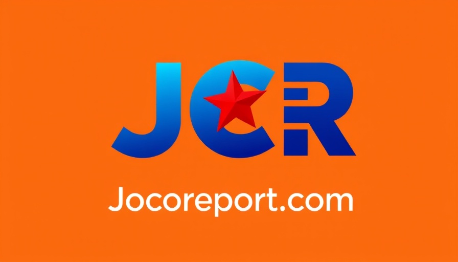 Modern red and blue JCR logo with star and stripes.