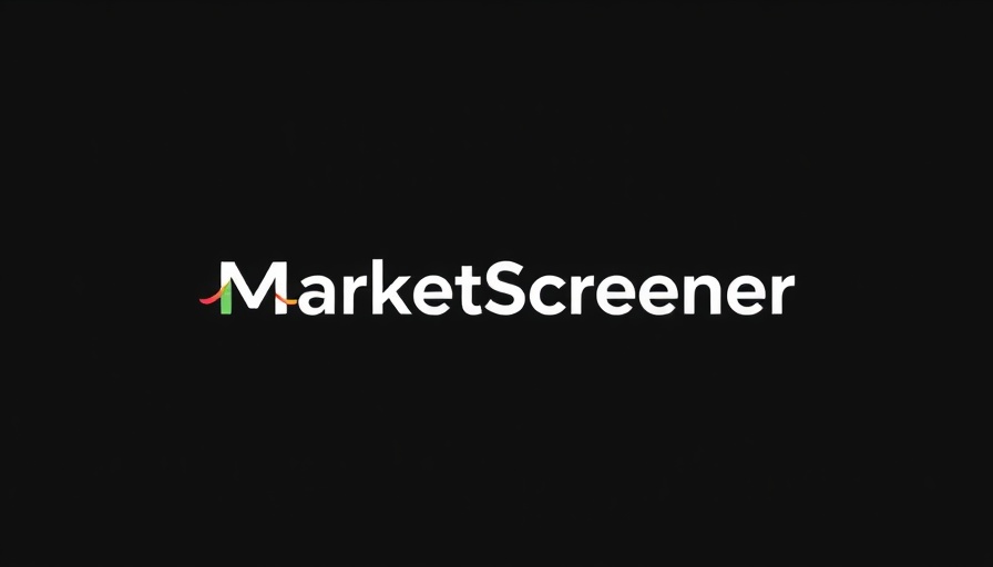 MarketScreener logo in minimalistic style on black background.