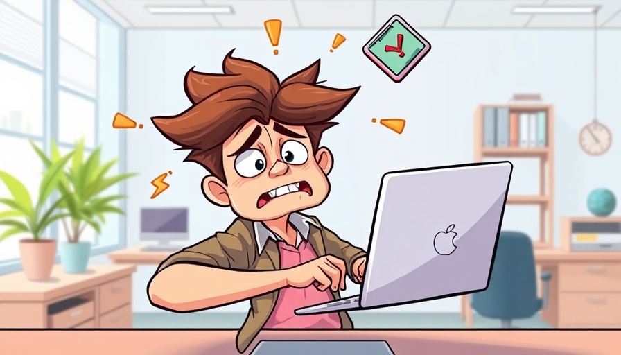 Illustration of a Gen Z worker facing remote work challenges.