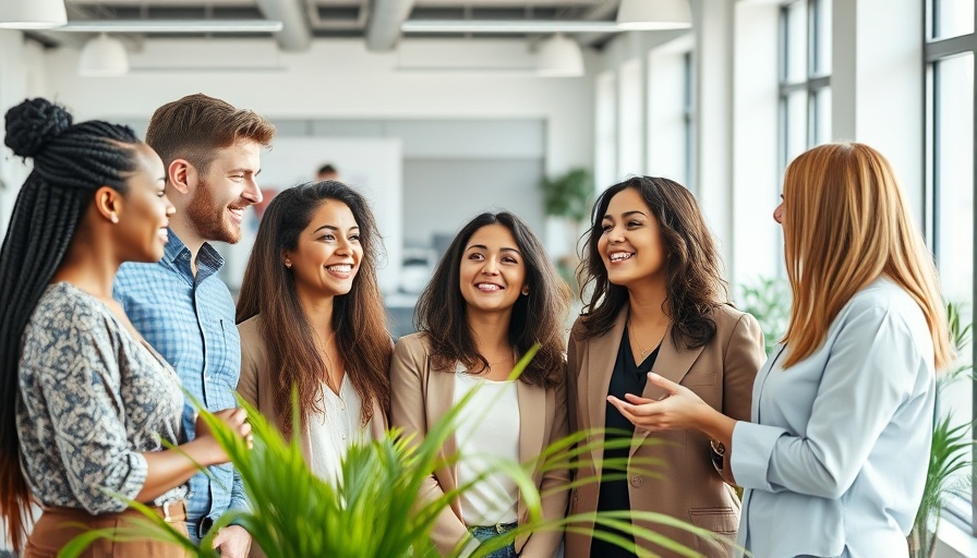 Young professionals thriving in a collaborative office setting, enjoying teamwork.