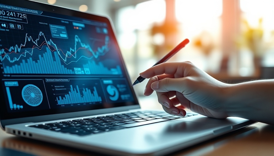 AI in financial services: Interactive financial analytics on digital devices.