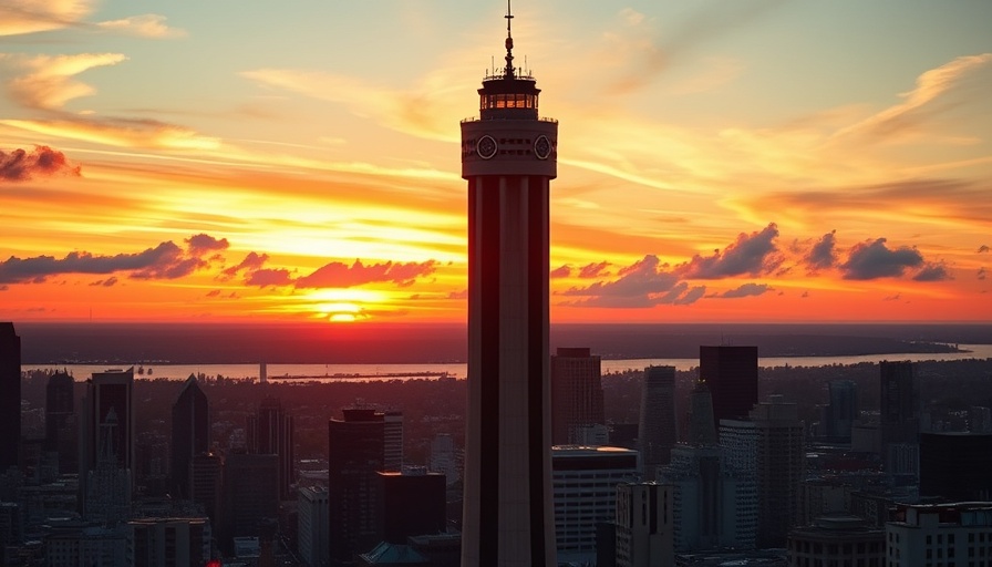 Iconic building in Rhode Island at sunset symbolizing leadership changes.