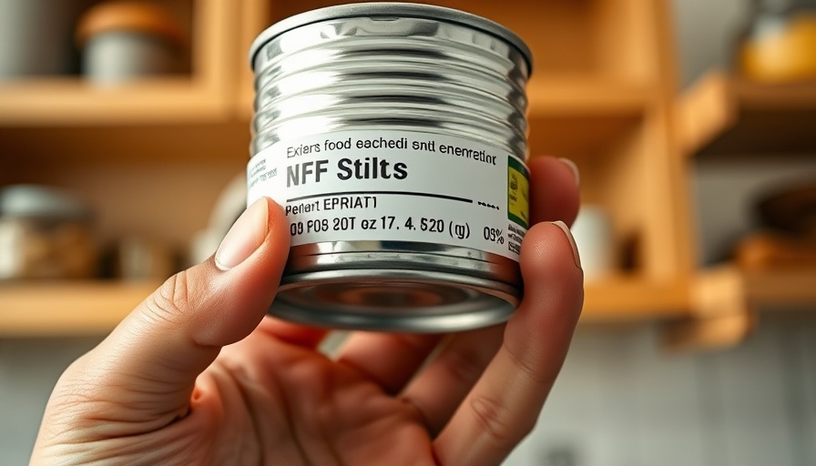 Checking canned food expiration date for expired food safety tips.