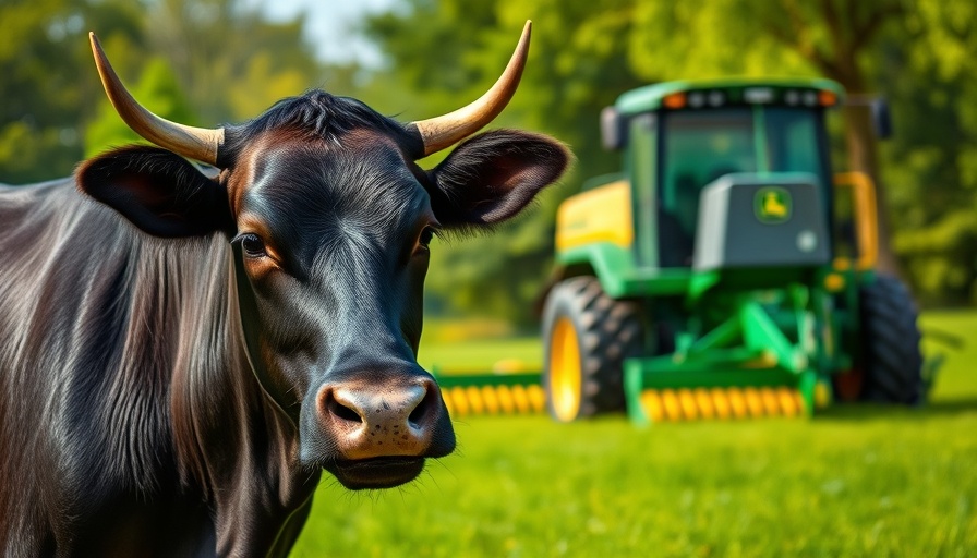 Lush field with agricultural machinery emphasizing mineral content in grass silage.