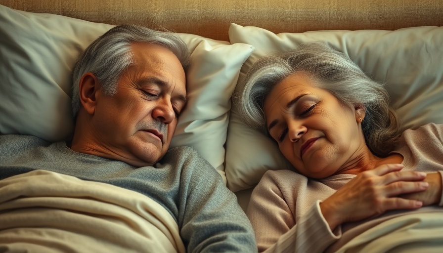 Elderly couple sleeping peacefully; snoring prevention methods for seniors.