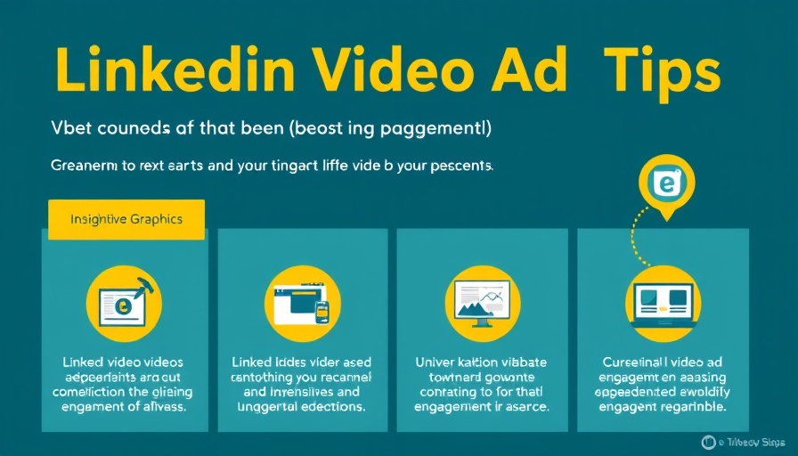 Maximize Video Content Engagement on LinkedIn: Informative ad tips.