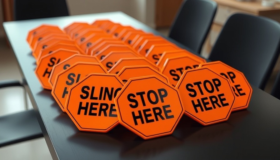 Anti-bullying stop sign paddles advocating against bullying in schools.