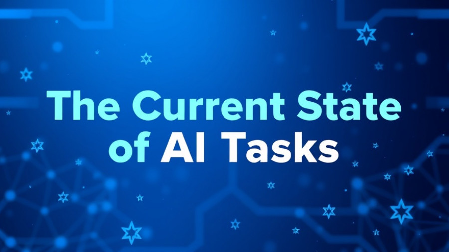 AI Tasks in Home Automation: Graphic with blue background and stars