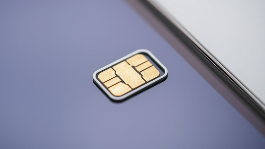 Close-up of a SIM card slot in a phone, highlighting tiny holes.