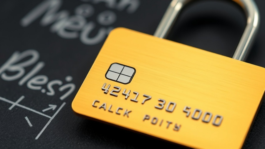 Gold business credit card and padlock symbolizing Bad Credit Business Loans security.