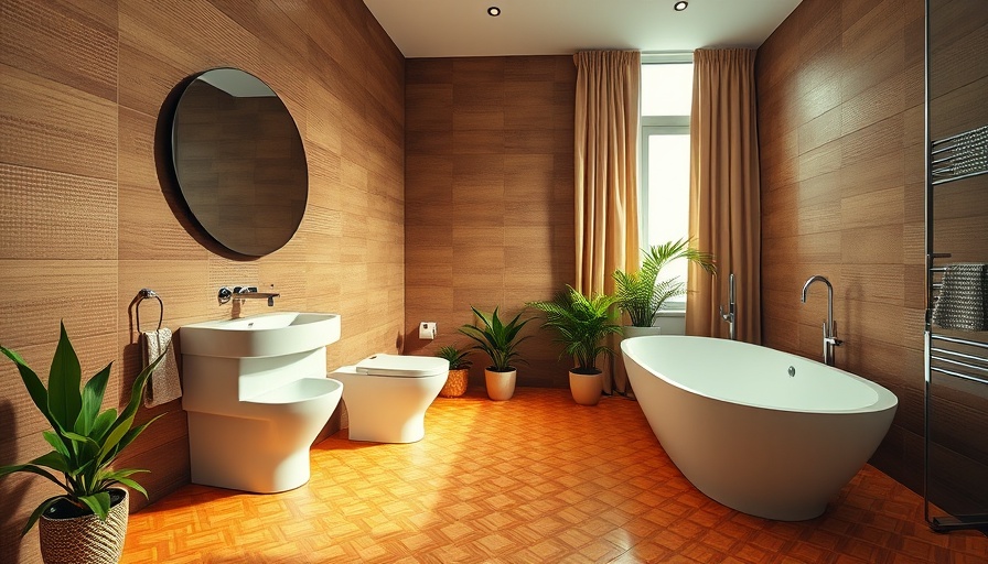 Modern bathroom remodeling with stylish fixtures and warm tones.