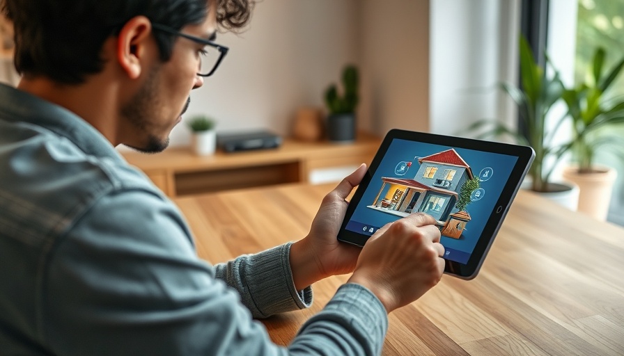 Tablet with smart home interface for home automation.