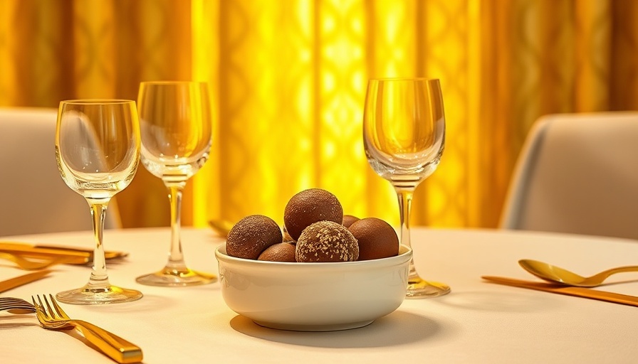 Gold color combinations for home decor with elegant table setting.