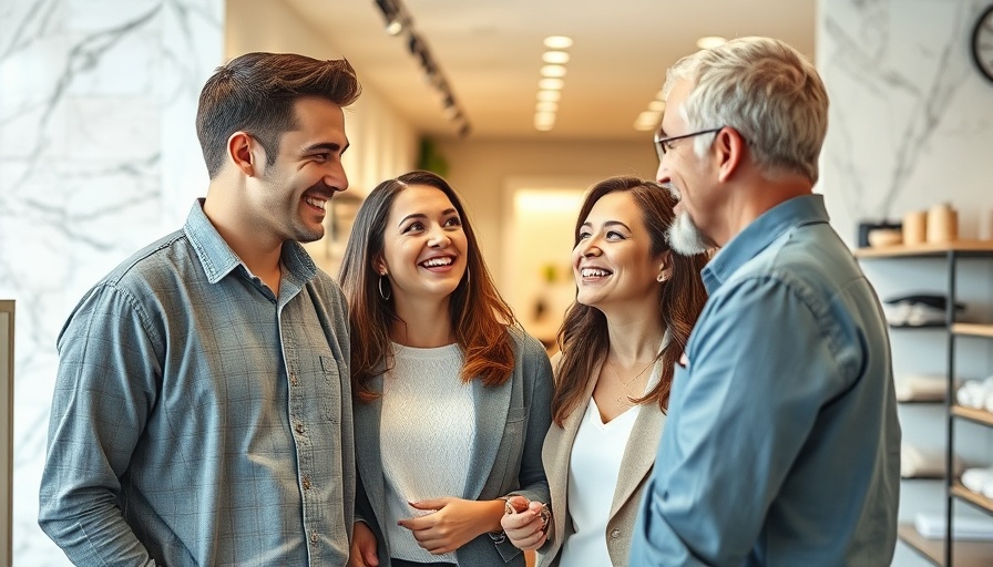 Couple discussing home improvements in a store for best credit cards for home improvements.