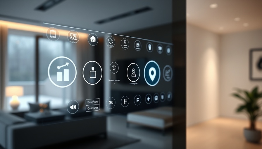 Smart home control panel for managing automation protocols.