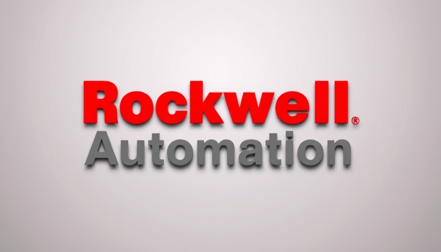 Logo of Rockwell Automation, red and grey text on a gradient background.
