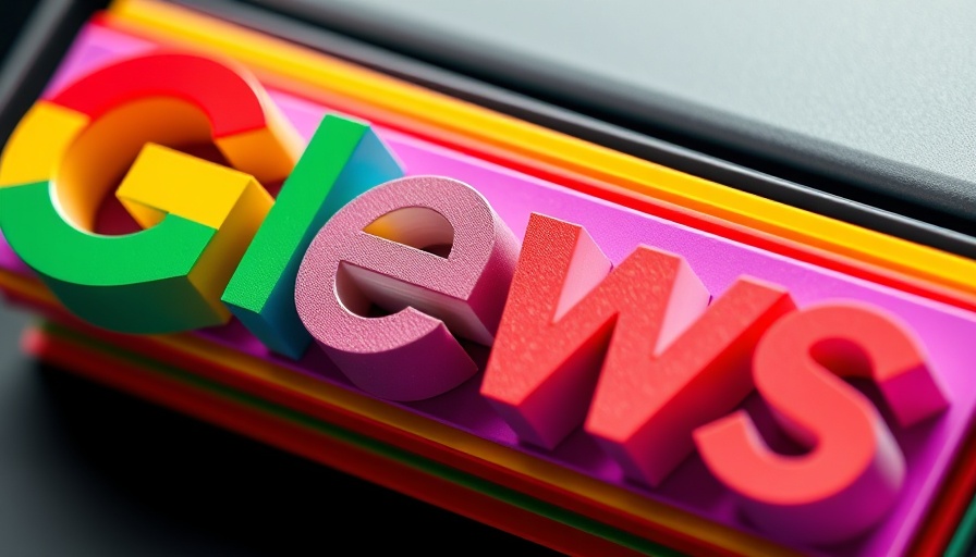 Colorful Google News logo representing digital news.