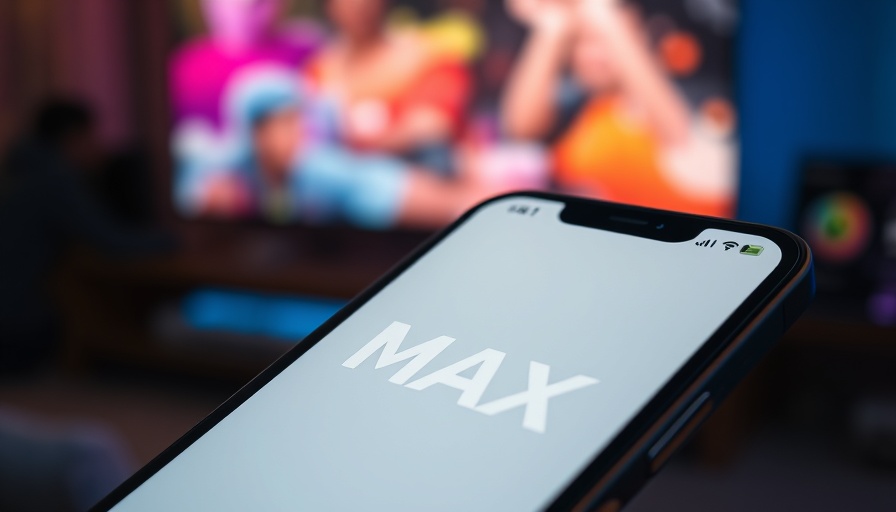 Smartphone with Max logo highlighting account sharing rules.