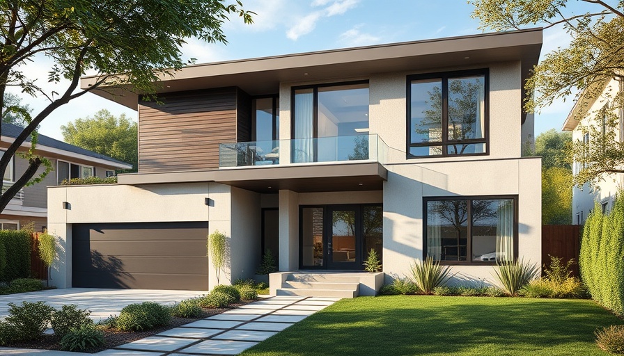 Modern home exterior by home improvement companies 2025, innovative design.