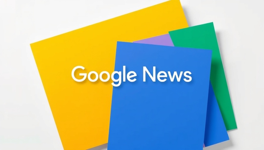 Google News logo with colorful overlapping cards.