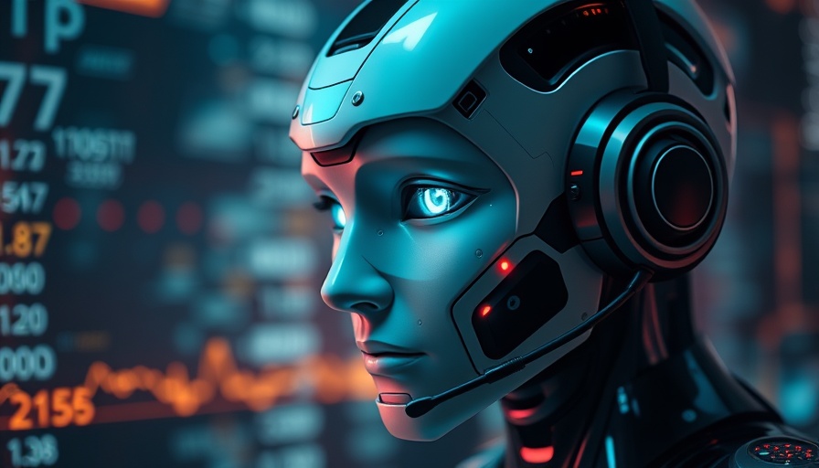 AI-powered social listening with futuristic AI analyzing data.