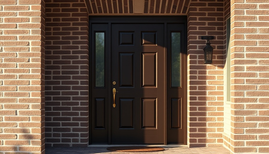 Brick house with a brown storm door; do I need a storm door context.