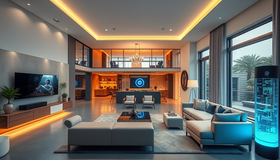 Modern home with sleek automated features, showcasing home automation.