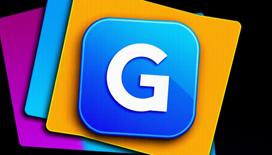 Colorful tech icon with letter G representation.