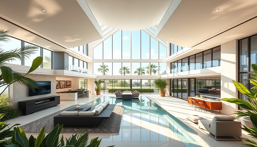 Modern mansion with home automation in sunny Florida