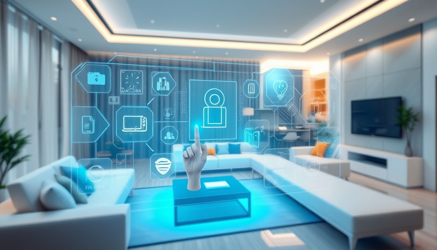 Interactive smart home interface for a beginner's guide to home automation.